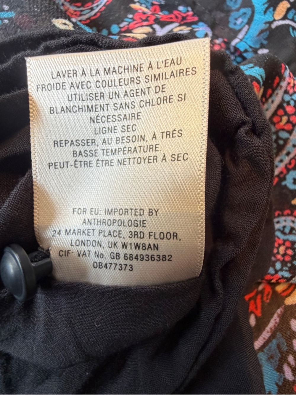 Anthropologie Vanessa Virginia Women’s Paisley Pattern V-neck Dress Size XS - Picture 9 of 11